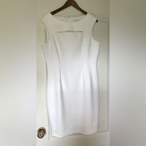 White Calvin Kline dress
